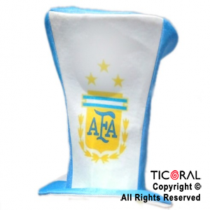 SOMBRERO GALERON VERTICAL ARGENTINA CON ESCUDO x 1